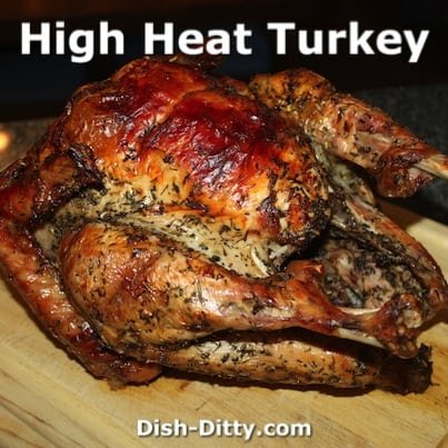 High Heat Turkey Roasting Chart