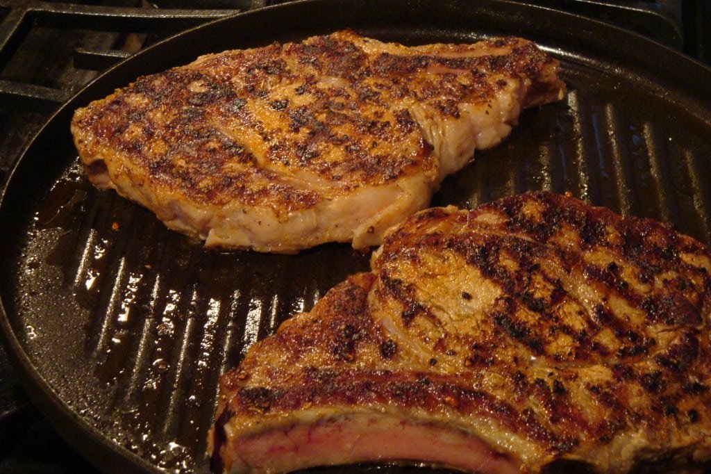 The perfect indoor ribeye