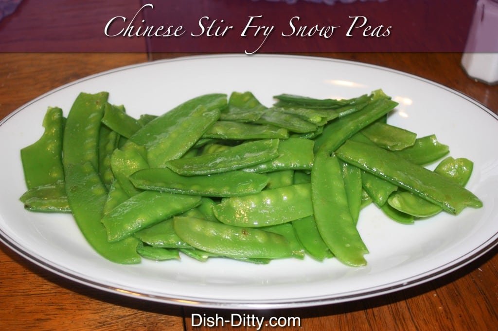 Chinese Stir Fried Snow Peas