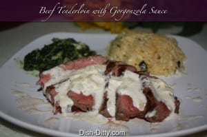 Beef with Gorgonzola Sauce