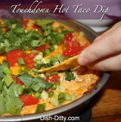 Touchdown Hot Taco Dip