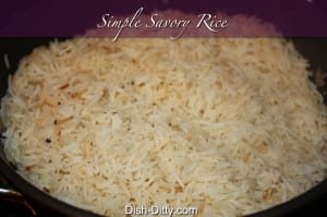 Simple Savory Rice