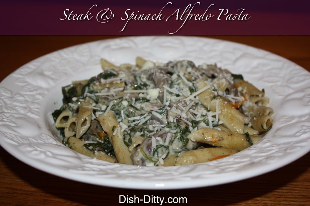 Steak & Spinach Alfredo Recipe