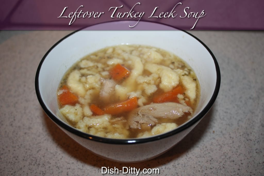 Leftover Turkey Leek Soup