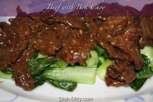 Beef with Bok Choy