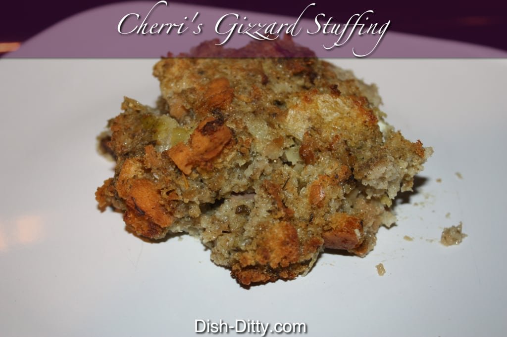 Cherri's Thanksgiving Gizzard Stuffing
