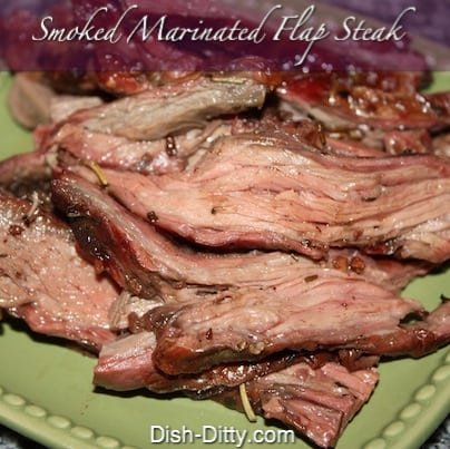 Smoked Marinated Flap Steak