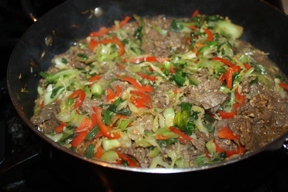 Sesame Garlic Noodles with Beef – Dish Ditty