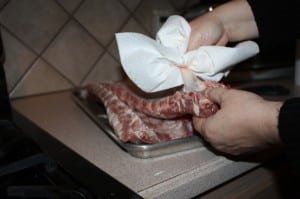 Pull off the membrane