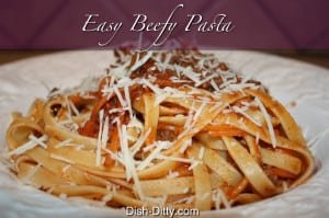 Easy Beef & Pasta