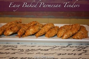 Easy Baked Parmesan Crusted Chicken Tenders