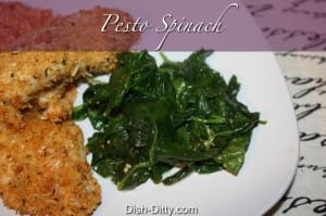 Pesto Spinach