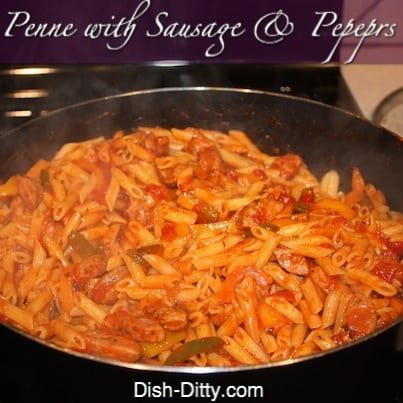 Penne with Sausage & Peppers