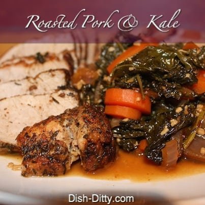 Roasted Pork Sirloin Tip with Kale