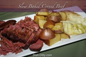 Slow Baked Corned Beef by Dish Ditty