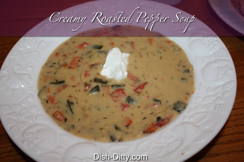 Cream of Roasted Pepper Soup Recipe – Dish Ditty