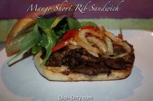 Mango Short Rib Sandwiches by Dish Ditty