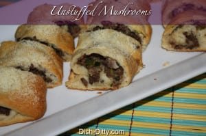 Unstuffed Mushrooms by Dish Ditty