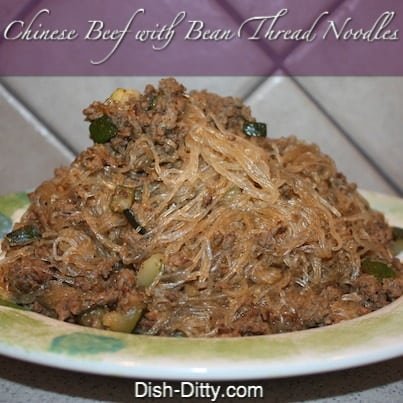 Chinese Beef with Bean Thread Noodles