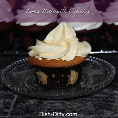 Lemon Buttermilk Cake or Cupcakes