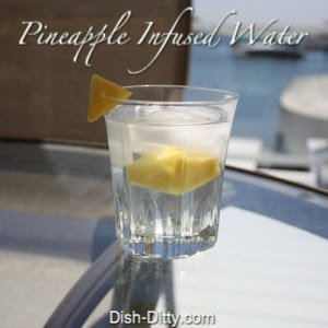 Pineapple Infused Water