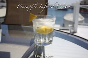 Pineapple Infused Water by Dish Ditty