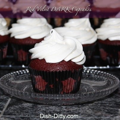 Red Velvet Dark Cupcakes