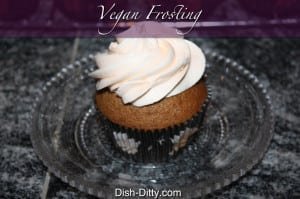 Vegan Almost Buttercream Frosting Recipe by Dish Ditty