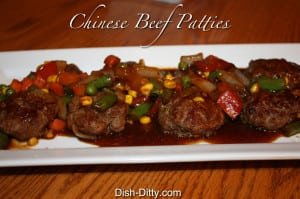 Chinese Beef Patties by Dish Ditty