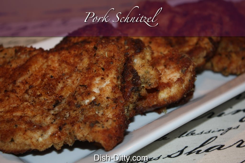 Pork Schnitzel by Dish Ditty