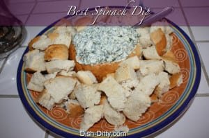 Best Spinach Dip by Dish Ditty