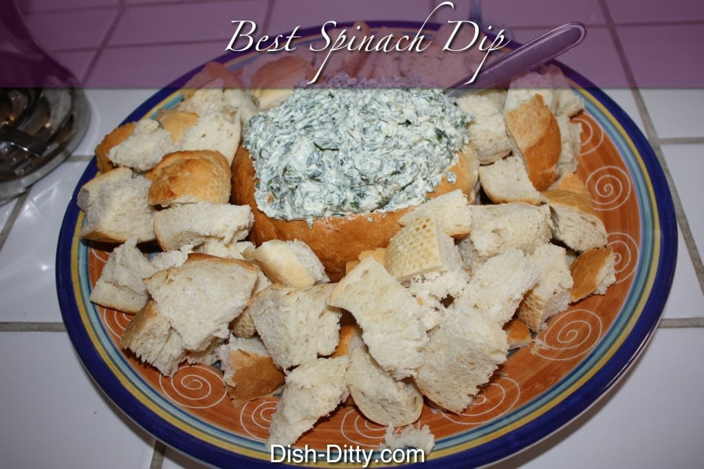 Best Spinach Dip by Dish Ditty