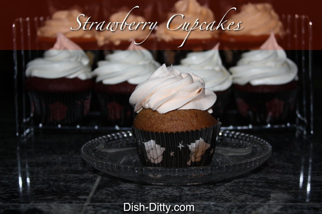 Fresh Strawberry Cupcakes by Dish Ditty
