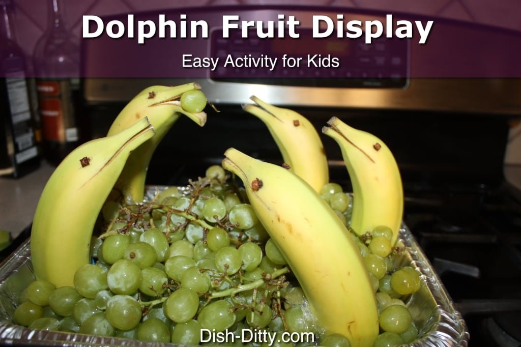 Dolphin Fruit Display by Dish Ditty