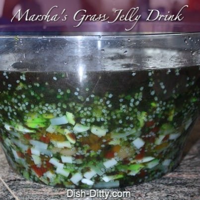 Marsha’s Vietnamese Grass Jello Drink