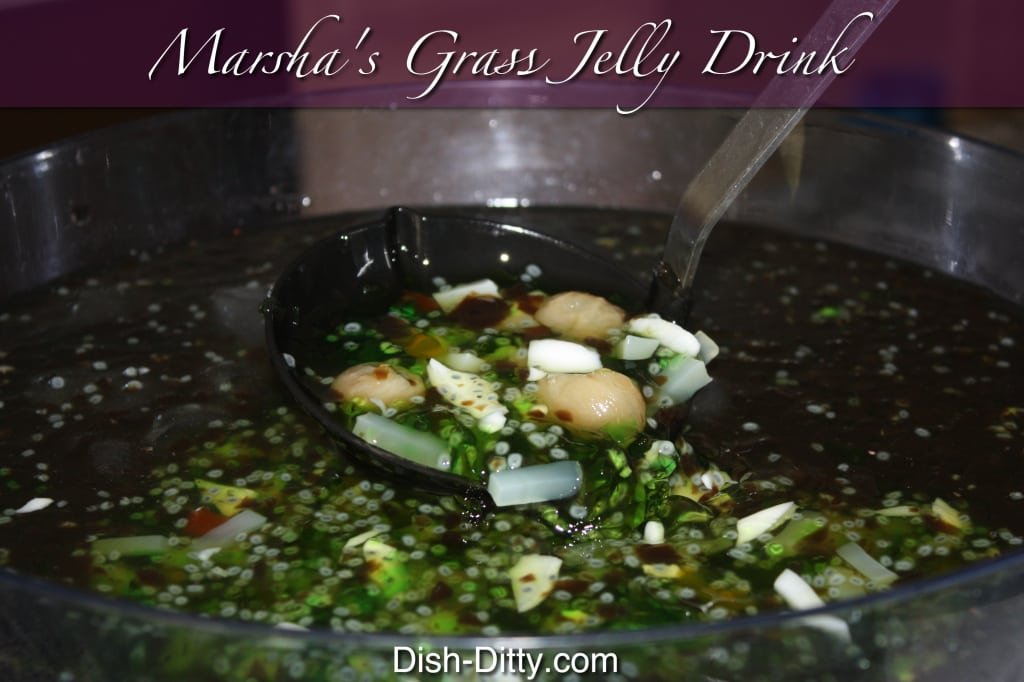 Marsha's Vietnamese Grass Jelly Drink by Dish Ditty