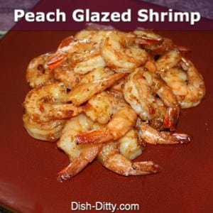 Peach Glazed Shrimp
