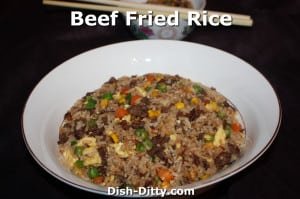 Chinese Beef Fried Rice by Dish Ditty