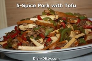 Five Spice Pork with Tofu by Dish Ditty
