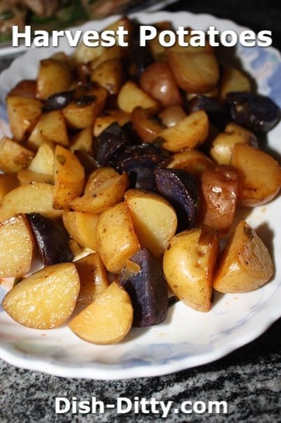 Harvest Roasted Potatoes by Dish Ditty
