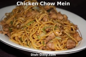 Chicken Chow Mein Recipe by Dish Ditty