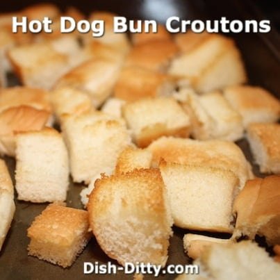 Hot Dog Bun Croutons