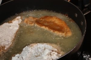 Flip when browned