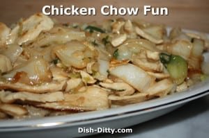 Chicken Chow Fun by Dish Ditty