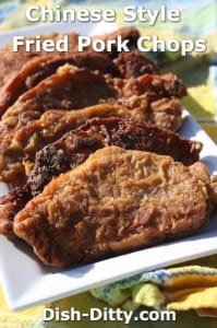 Chinese Style Fried Pork Chops by Dish Ditty