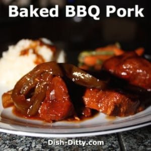 Slow Baked BBQ Pork