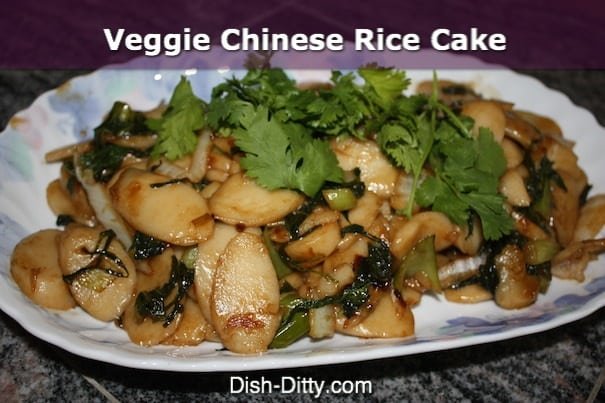 Vegetable Chinese Rice Cake Noodles by Dish Ditty