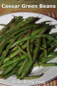 Caesar Green Beans by Dish Ditty