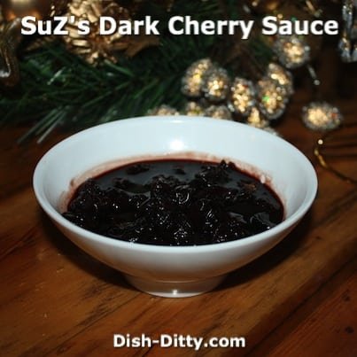 Dark Cherry Sauce