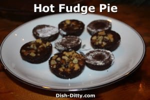 Hot Fudge Pie Tartlets by Dish Ditty